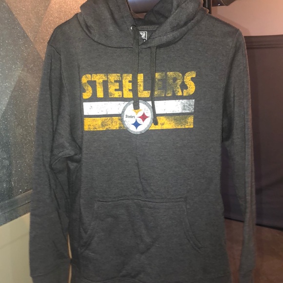 NFL Tops | Steelers Grey Hoodie | Poshmark